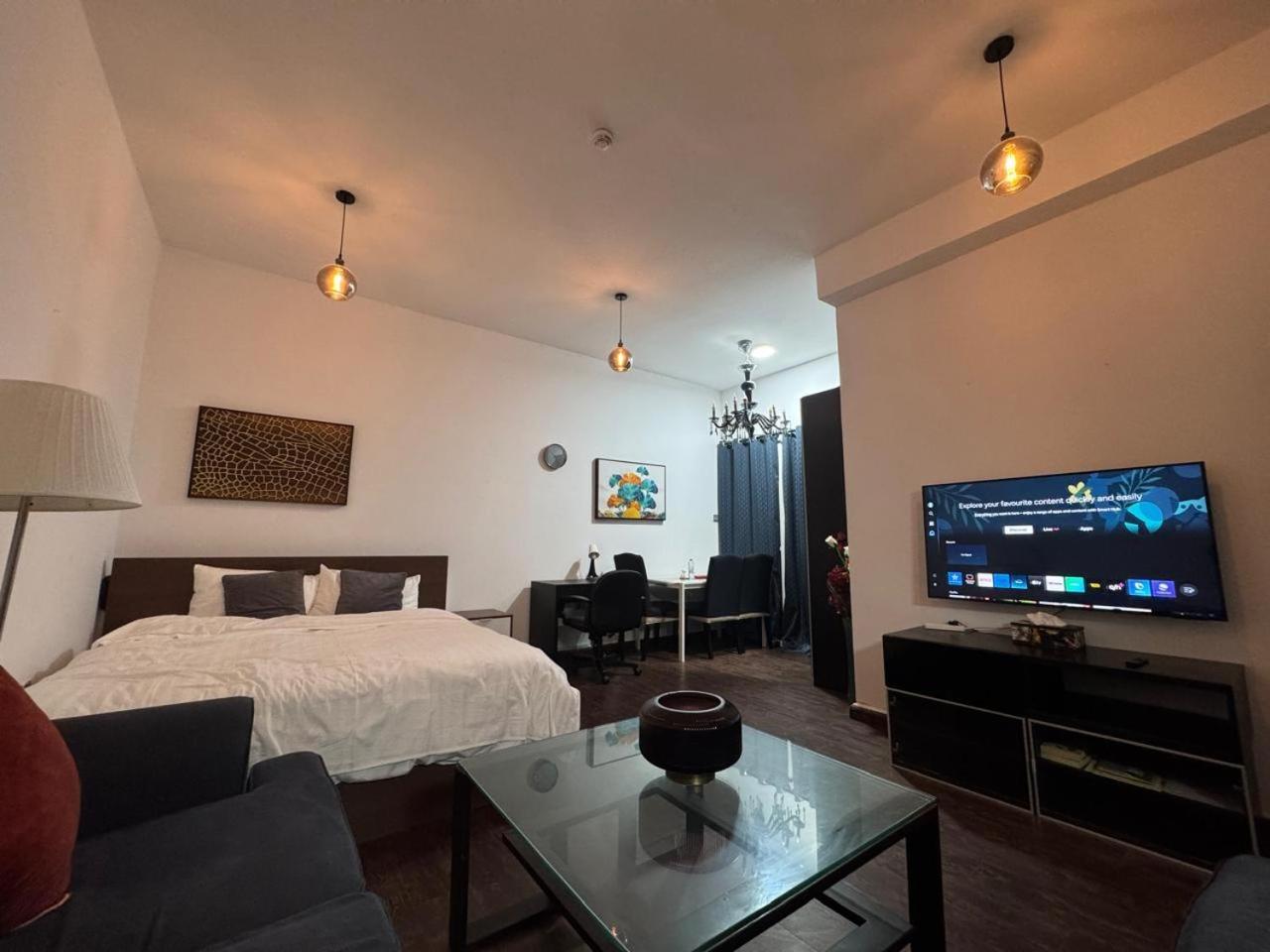 Sea View 1Br Apartment - Marina Pinnacle Dubaj Exteriér fotografie